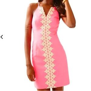 Lilly Pulitzer Pearl Shift Dress in Bungalow Pink Size 6